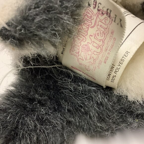 Vintage 1992 Tyco Kitty Kitty Kittens Plush Charcoal Grey & White Purrs READ - Picture 9 of 14